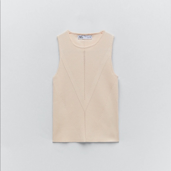 ZARA sleeveless knit top - Picture 2 of 4